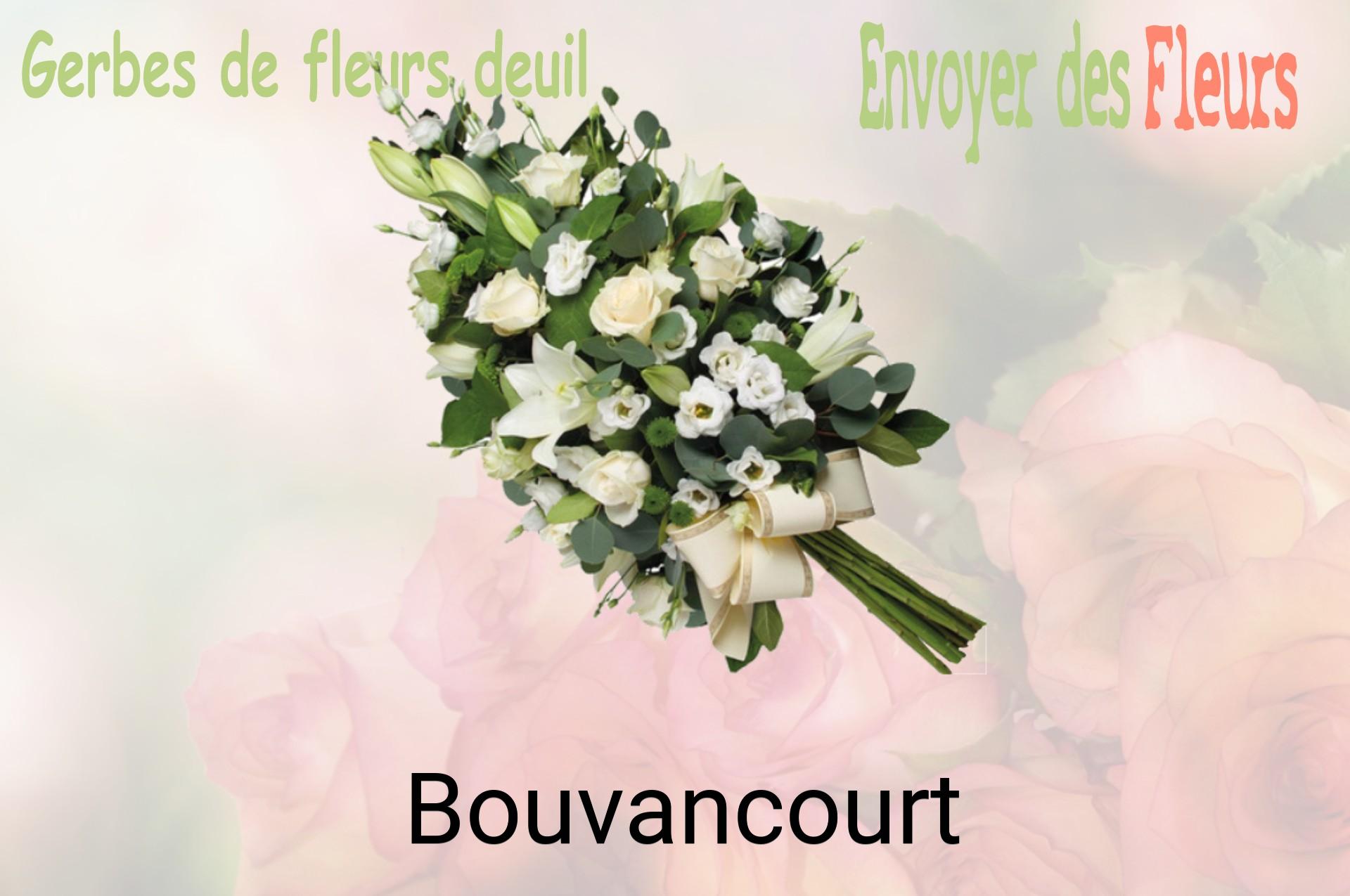 Gerbe de fleurs de deuil livrée à Bouvancourt